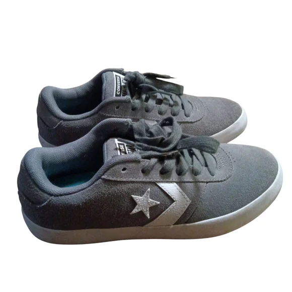 Converse Shoes Converse All Star Point Star Ox Cool Grey Suede